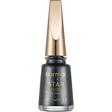Flormar Star Shine 11 ml Dark Romance Renkli Oje Metalik Görünüm ve Dayanıklılık Sunar