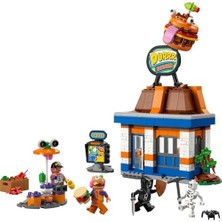Adoz Shopping Burger Restoranı 77076-10 Yaş Üzeri Çocuklar Için Bronz Bombacı, Burger Bey, Ruh Emici ve Iskelet Minifigürleri Içeren Video Oyunu Temalı Yaratıcı Oyuncak Yapım Seti (546 Parça)