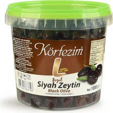 Körfezim Siyah Gemlik Zeytini - (L) - 1 Kg (Kalibre: 231-260)