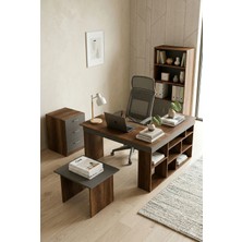 Robin Home Boston L Ofis Çalışma Masası Ofis Büro Takımı Masa Sehpa Keson Kitaplık