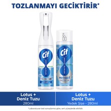 Cif Infinite Clean Sprey  + Yedek Şişe Lotus ve  Deniz Tuzu ( 280ML +280 Ml)