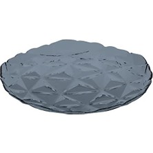 Adoz Shopping Estrella Yemek Tabağı Gri - 28CM - 6'lı