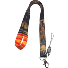 Adoz Shopping Çığlık Tablo Boyun Ipi Telefon Askısı Lanyard