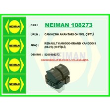 Bescher Nrzsnt Cam Açma Anahtari Ön Sol Çiftli Renault Kangoo-Grand Kangoo Ii 08-23 10 Fişli