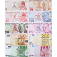 Adoz Shopping Pop Konsol 100 Adet Karışık Geçersiz Para Parti Şaka Düğün Film Dizi Parası PP194601