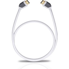 Adoz Shopping HDMI Kablosu Beyaz 5.1 Metre