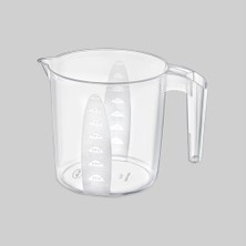 Adoz Shopping -Yuvarlak Şeffaf Maşrapa 1,5 Lt