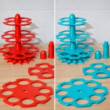 Muray Tekno - 3 Katlı Dikey Yumurta Standı – 18’li Yumurta Tutucu Organizer