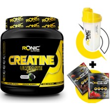 Ronic Nutrition Creatine Ultimate 700 gr Böğürtlen Aromalı + 2 Tek Kullanımlık Whey Protein ve Shaker