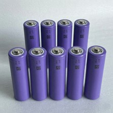 Tenpower 3200 Mah 18650 Başlı Pil Li-Ion 3.7V 3200MAH INR18650-32HE Pozitif Kutup Başlıklı