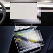 Adoz Shopping Model Y Juniper Uyumlu 2025 2026 15.4 Inç Multimedya Ekran ve 8 Inç Dokunmatik Ekran 9h Ekran Koruyucu Set