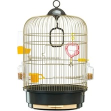 Esranın Dünyası Antik Pirinç Görünümlü Kuş Kafesi