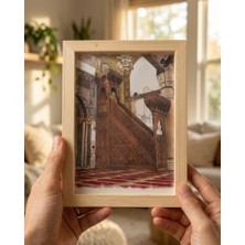 Zaytoon Duvar Tablosu Kudüs Selahaddin Minberi Hediyelik Ahşap Çerçeve 15x20 cm