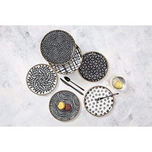 Adoz Shopping Fractal 6 Parça 6 Kişilik Pasta Takımı