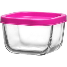 Adoz Shopping Cube Saklama Kabı, Cam, 270 Cc, 4 Adet