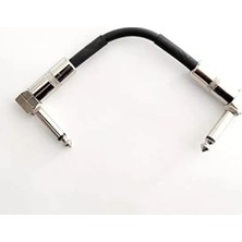 Esranın Dünyası 15 cm Siyah Metal Açılı Uçlu Pedal Ara Kablosu