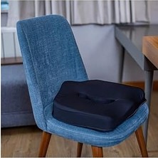 Adoz Shopping Ortopedik Basur Minderi Visco Posture Lüks Ortopedik Oturma Minderi,, Siyah, Standart
