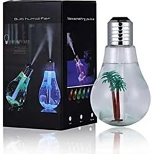 Adoz Shopping Ampul Şeklinde LED Işıklı Hava Nemlendirici Buhar Makinesi