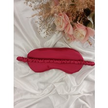 Mpy Global Uyku Bandı Göz Bandı Ipek Saten Bordo Yoga Bandı