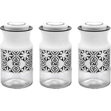 Adoz Shopping 3 Prç Baharatlik Küçük Beyaz/siyah