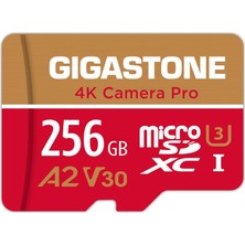Gigastone 4K Camera Pro 256 GB Micro Sdxc Hafıza Kartı
