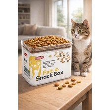 Stefanplast Dikdörtgen Snackbox 2.2 Lt Gri/Beyaz - Köpek Atıştırmalık Kutusu