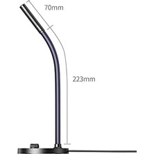 Adoz Shopping Masaüstü Standlı USB Girişli Pc Bilgisayar Mikrofonu Siyah