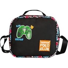 Adoz Shopping Game Time Erkek Çocuk Beslenme Çantası Siyah, CPO4076R-0061STD