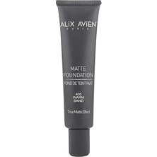 Adoz Shopping Uzun Süre Kalıcı Doğal Mat Bitişli E Vitamini Içeren Mat Fondöten - Matte Foundation 405 Warm Sand