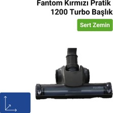 Fantom Turbo Başlık 1200 S Uyumlu Kırmızı Renkli Sert Zemin İçin Pratik Plastik Aksesuar