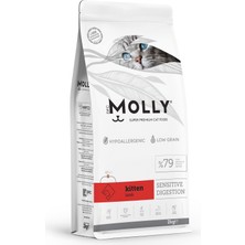 Molly Hipoalerjenik Düşük Tahıllı Kuzu Etli Yavru Kedi Maması 2 kg