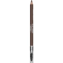 Adoz Shopping Fırçalı Yumuşak Uçlu Belirginleştirici Kahverengi Kaş Kalemi-Eyebrow Expert Powdery Liner 106 Bitter