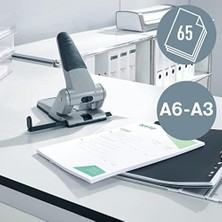 Adoz Shopping Güçlü Metal Delgeç, Siyah, 65 Sayfa Kapasiteli, Format Sınırlaması ve Ayar Çubuğu, Metal, 51800095