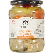 Esranın Dünyası Lezzetli Karışık Turşu - Cam Kavanoz 650 gr