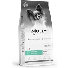 Molly Hypoallergenic Somonlu Mini Irk Yetişkin Köpek Kuru Maması 8 kg