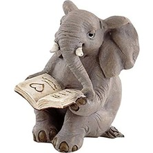 Esranın Dünyası Minyatür Bahçe Fil Okuma Kitabı, Gri