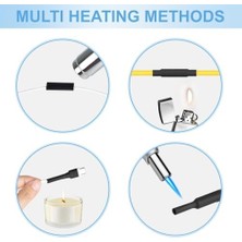 Adoz Shopping 560 Parça Isıyla Daralan Makaron Seti, Kutulu, Renkli, Farklı Çaplarda Isıyla Büzüşen Kablo Koruma Kılıfı, Elektrik Yalıtım Kiti, Su Geçirmez, Alev Geciktirici, Kablo Onarım ve Izolasyonu