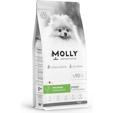 Molly Hypoallergenic Kuzu Etli Mini Irk Yavru Köpek Maması 2 kg