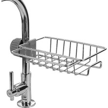 Esranın Dünyası Musluk Üstü Depolama Rafı - Paslanmaz Çelik, Ayarlanabilir