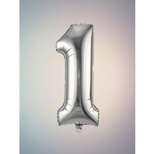 Umamiçe 1 Rakam Balonu – 40 Inç (100 Cm) Parti ve Kutlamalar Için Göz Alıcı Dekor