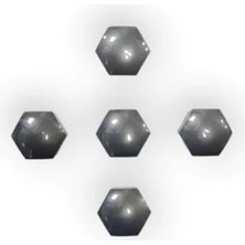 Esranın Dünyası Bijon Kapağı Koyu Gri, 5 Adet, Uyumlu Model: Bmw 2 Serisi F45 Active Tourer 2015-2021