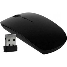 Pileli Store Siyah Wireless Kablosuz Sessiz Mouse Bluetooth Bağlantılı