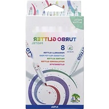 Esranın Dünyası Simli-Pastel Renkli Boya Kalemleri - 8'li Set