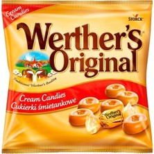 Werther's Original Sütlü Şekerleme 90 gr Karışık Tatlı Aroma ile Geleneksel Krema Şekerleri