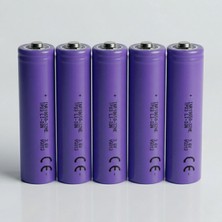 Tenpower 3200 Mah 18650 Başlı Pil Li-Ion 3.7V 3200MAH INR18650-32HE Pozitif Kutup Başlıklı