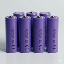 Tenpower 3200 Mah 18650 Başlı Pil Li-Ion 3.7V 3200MAH INR18650-32HE Pozitif Kutup Başlıklı