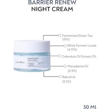 Adoz Shopping Anyong Bariyer Onarıcı, Yenileyici ve Yaşlanma Karşıtı Krem 50 ml (Yeşil Çay & Bakuchiol & Bifida)