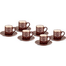 Jumbo Stellar 6'lı Kahve Fincan Takımı