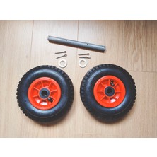 insentiv Karavan/Römork Pilot Tekeri Çift Tekere Dönüştürme Seti (6 cm aralıklı çatal için)