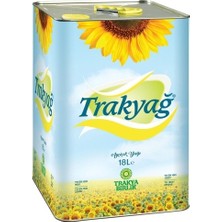 Trakyağ Ayçiçek Yağı 18 lt Trakya Menşeli Kaliteli Yağ Özelliği ile Yemeklerinize Lezzet Katıyor